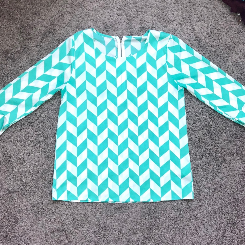 Teal Blouse